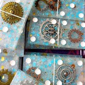 Handmade Resin Dominoes